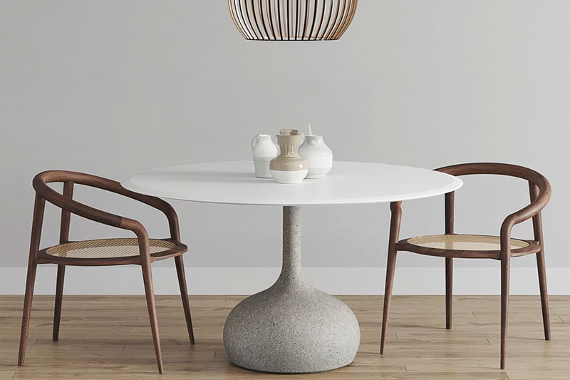 椅子模型小圆桌模型家具3D模型 (C4D,FBX,Blend)