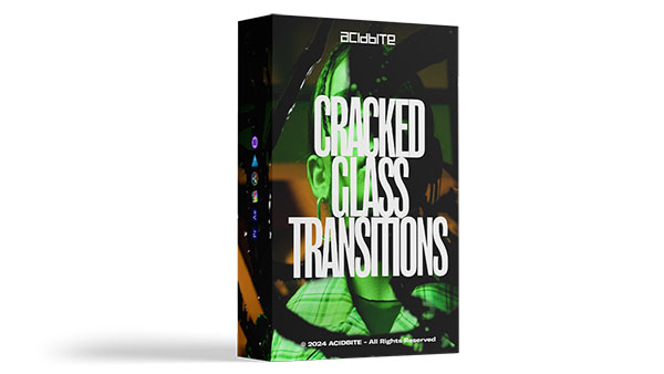 4K视频素材-17组玻璃破碎转场素材 AcidBite – Cracked Glass Transitions