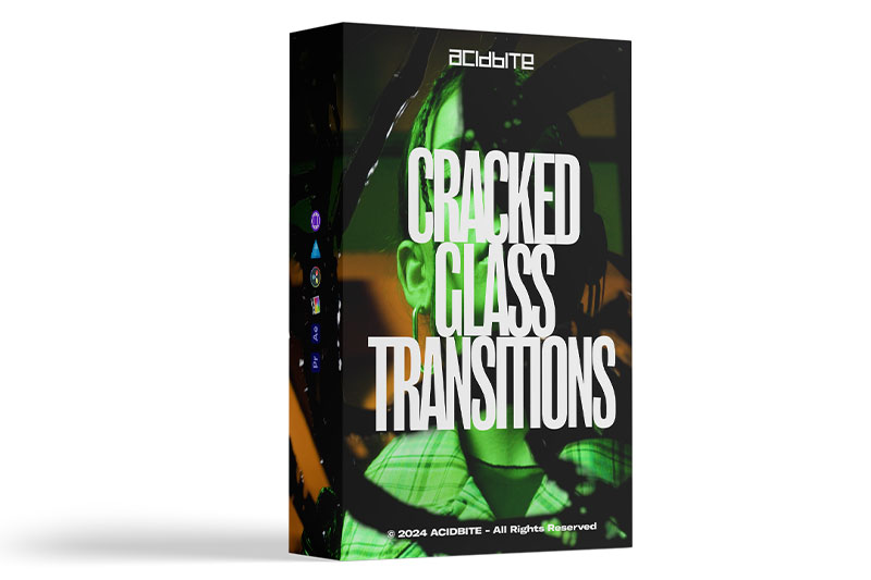 4K视频素材-17组玻璃破碎转场素材 AcidBite – Cracked Glass Transitions