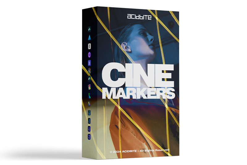 4K视频素材-57个复古电影灼烧污渍刮痕纹理叠加效果素材 AcidBite – Cinemarkers