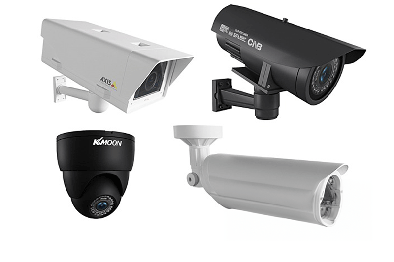 监控摄像头模型3D模型 (C4D,FBX,Blend)