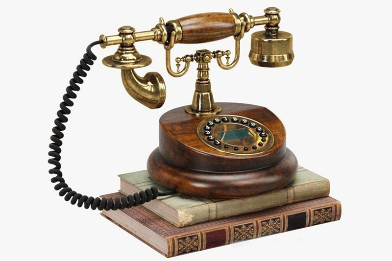 老式电话机模型旧电话模型3D模型 (C4D,FBX,Blend)