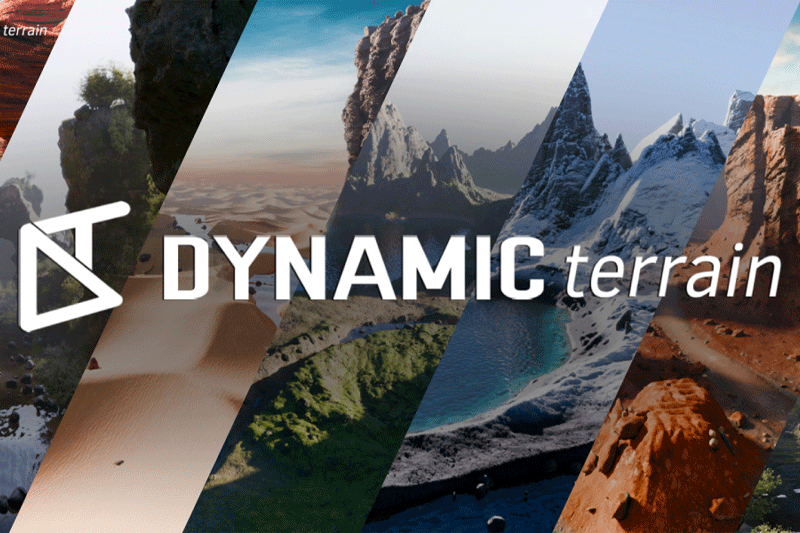 Blender插件-动态地形景观山脉森林岩石沙漠生成器 Dynamic Terrain v1.0 完整版