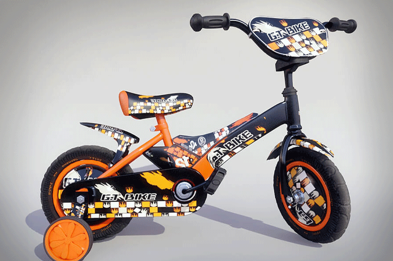 儿童自行车模型3D模型 (C4D,FBX,Blend)