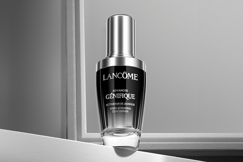 C4D兰蔻精华液灰调场景渲染工程护肤品模型C4D模型