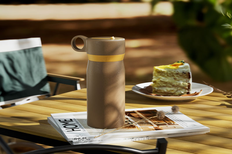 C4D水杯保温杯户外场景渲染工程水杯模型C4D模型