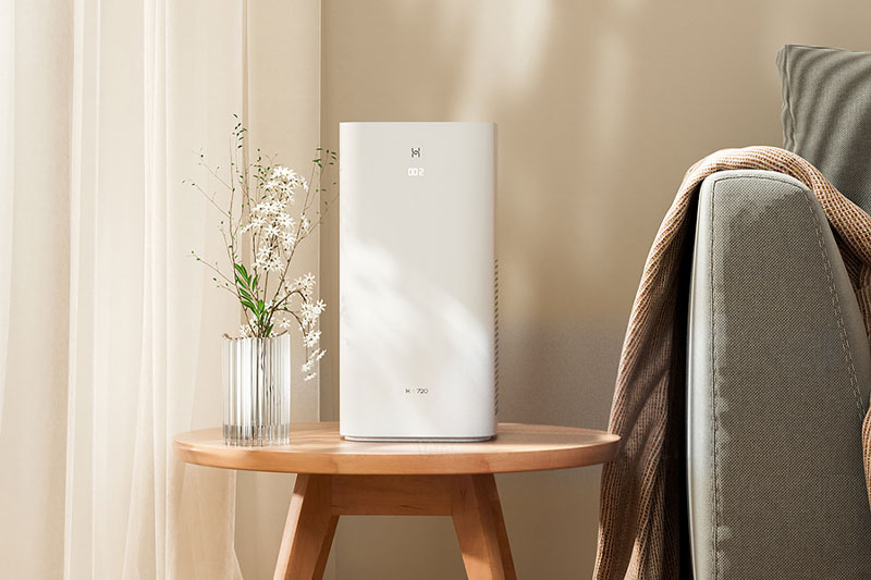 C4D室内空气净化器场景渲染工程空气净化器模型C4D模型