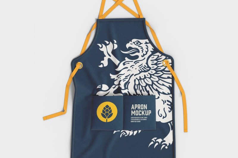 围裙样机素材 (PSD) apron-mockup