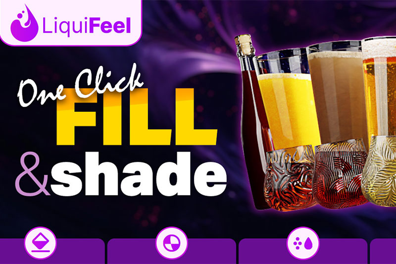 Blender真实液体饮料效果插件 Liquifeel v1.1