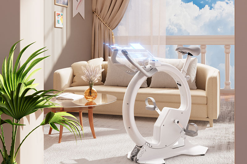 C4D动感单车健身器材场景渲染工程动感单车C4D模型