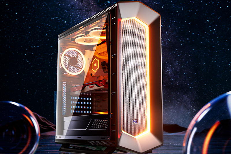 C4D电脑主机台式电脑机箱渲染工程电脑主机模型C4D模型