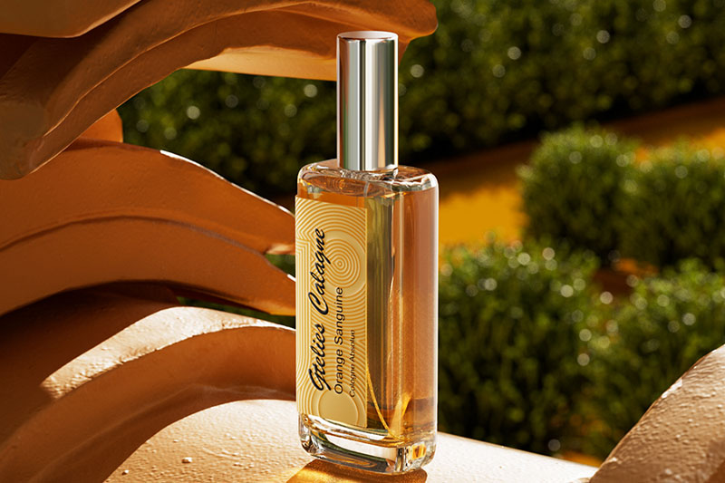 C4D香水室外场景渲染工程香水瓶模型C4D模型