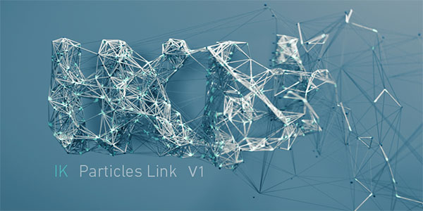 Blender插件-粒子连接曲线效果视觉特效 Particles Link V4.2.0