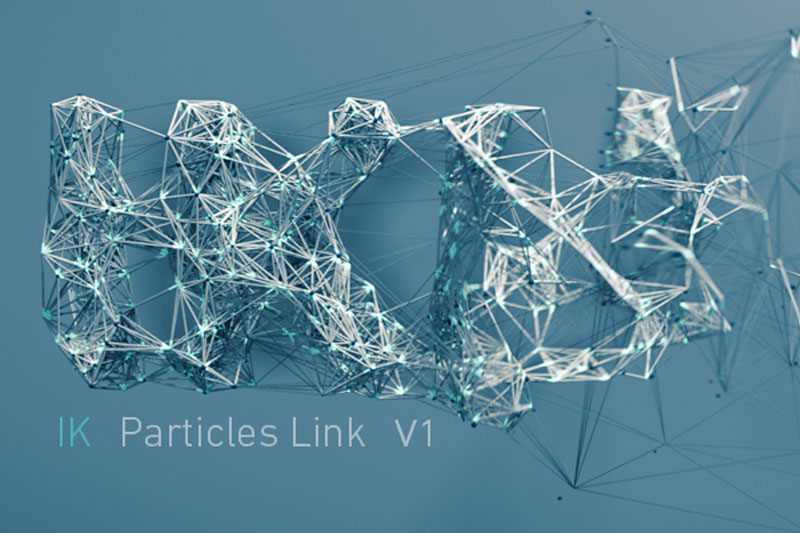 Blender插件-粒子连接曲线效果视觉特效 Particles Link V4.2.0