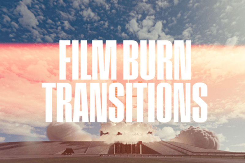 FCPX20种复古电影光效闪烁转场过渡预设 Film Burn Transitions