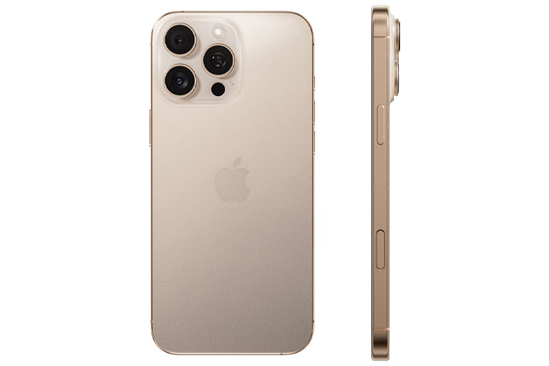 C4DiPhone 16 Pro Max 沙漠色钛金属渲染工程苹果16Pro Max手机C4D模型