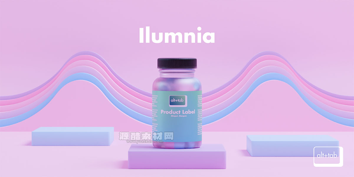 Blender产品展示场景打光照明渲染资产库预设 Alt Tab Ilumnia: Product Showcase Library