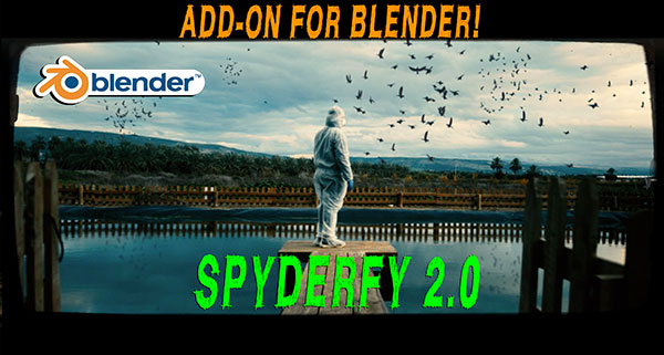 Blender群体动画粒子插件 Spyderfy V2.6 – Boid Systems Add-On