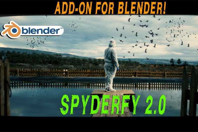 Blender群体动画粒子插件 Spyderfy V2.6 – Boid Systems Add-On