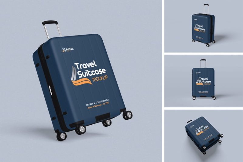 行李箱样机素材 (PSD,PDF) travel-suitcase-mockup