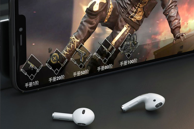 C4D蓝牙耳机手机游戏场景渲染工程蓝牙耳机模型C4D模型