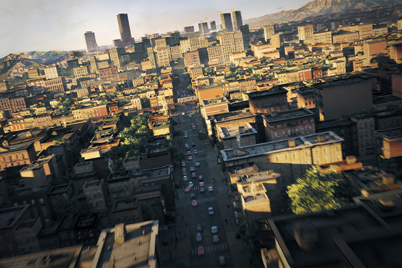 城市街道场景建筑模型3D模型 (3DS MAX) Evermotion – Archmodels vol. 234