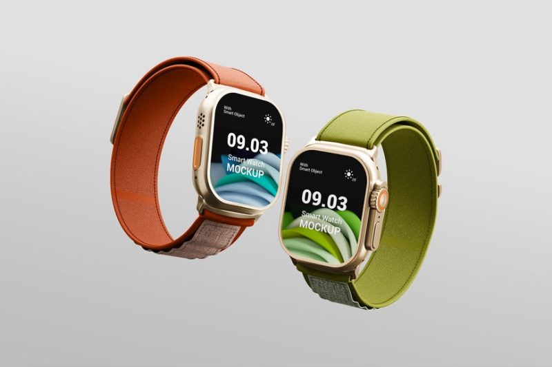 苹果手表样机素材 (PSD,JPG) apple-watch-mockup