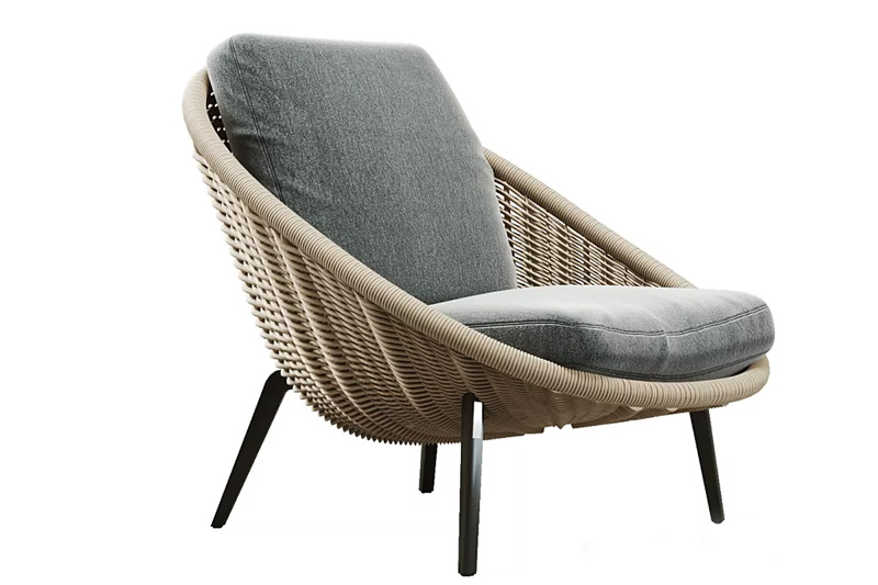 竹编椅子模型家具3D模型(C4D,Blender,FBX)