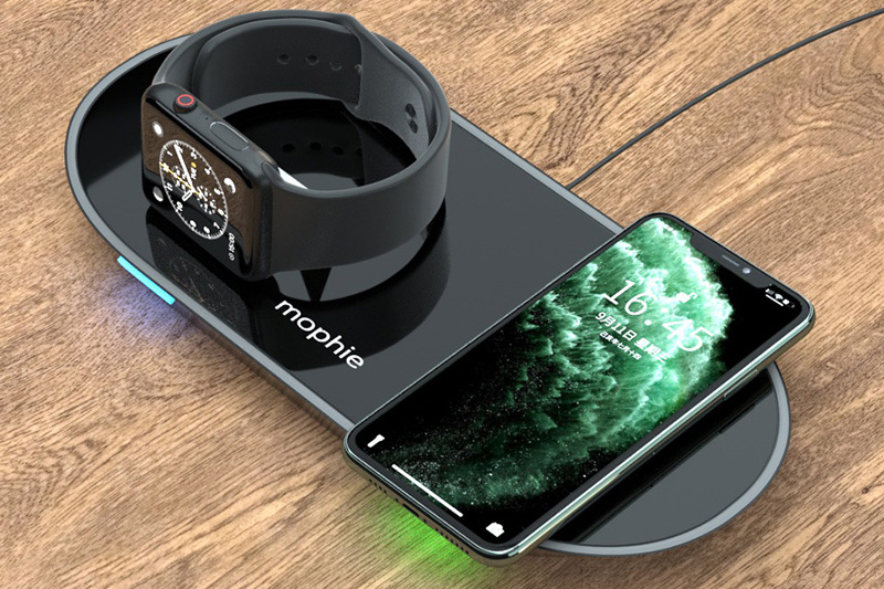 C4D无线充手机电子手表场景工程无线充电器C4D模型