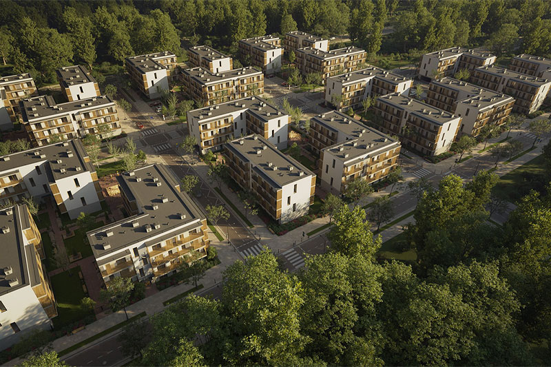 小区住宅楼房建筑场景模型3D模型 (C4D,Blender格式) Evermotion – Archexteriors Vol.44