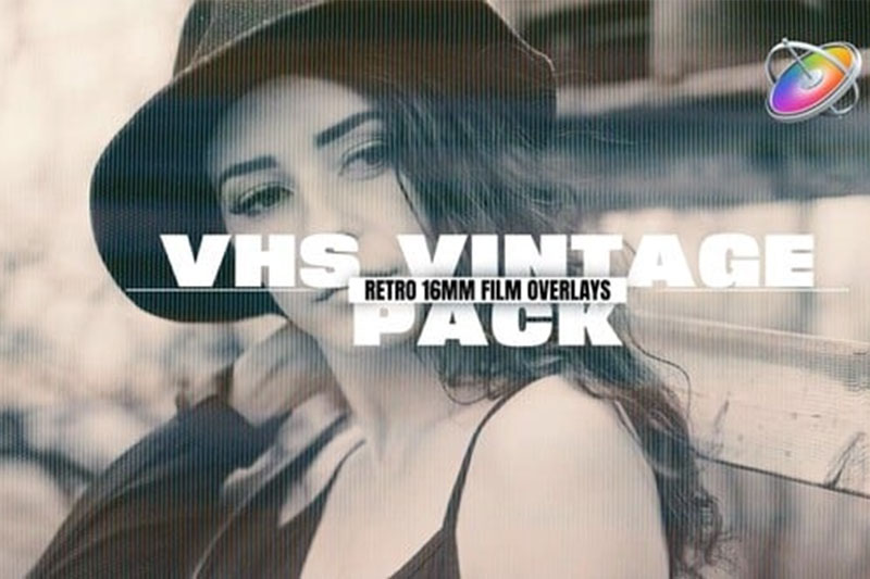 21个复古怀旧电影VHS录像带16mm胶片叠加效果动画4K视频素材 Edit VHS Vintage And Retro 16mm Film Overlays