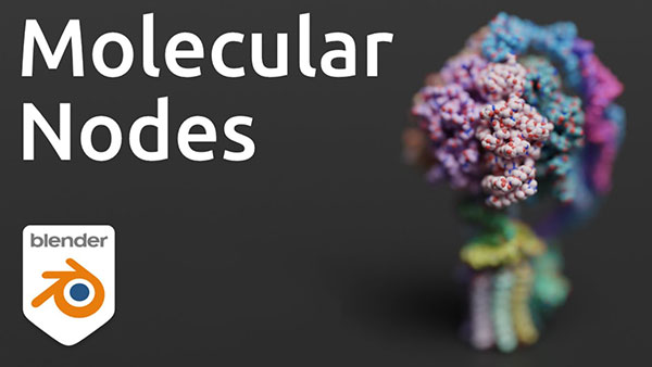 Blender分子科学可视化插件 Molecular Nodes v4.2.9