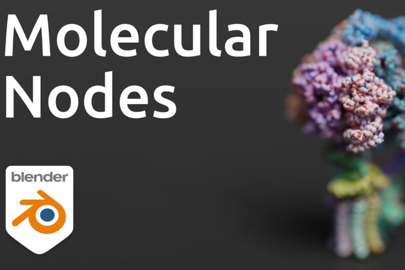 Blender分子科学可视化插件 Molecular Nodes v4.2.9