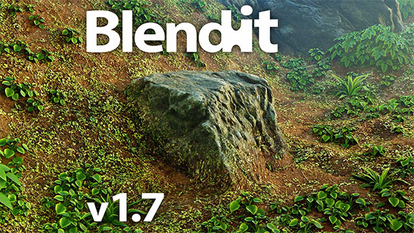 Blender模型环境融合插件工具 Blendit v1.7.1