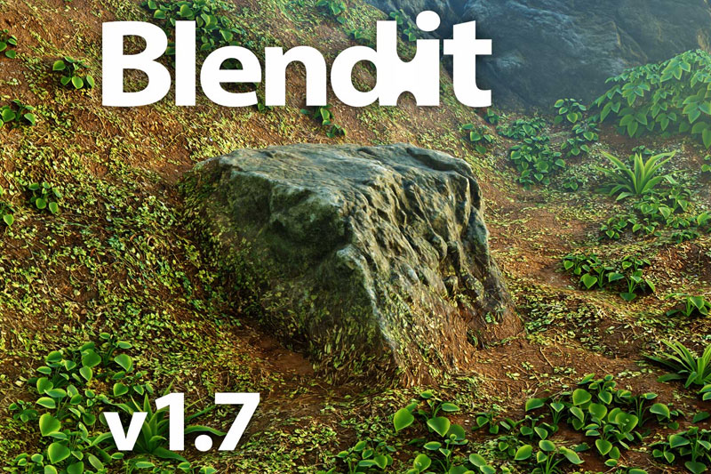Blender模型环境融合插件工具 Blendit v1.7.1