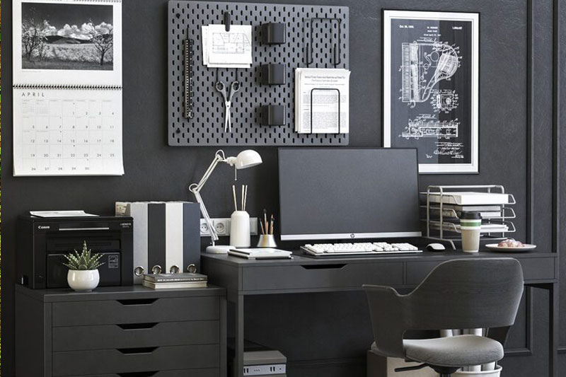 电脑桌面洞洞板电脑椅子模型3D模型 (C4D,Blender,FBX)