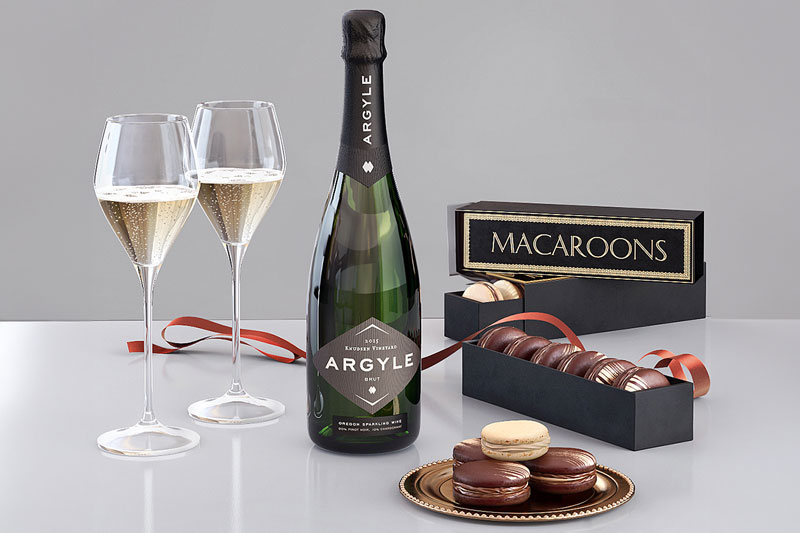 香槟酒杯模型小蛋糕模型3D模型 (C4D,Blender,FBX)