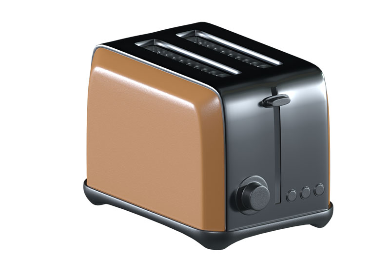 烤面包机模型电器模型3D模型 (C4D,Blender,FBX)