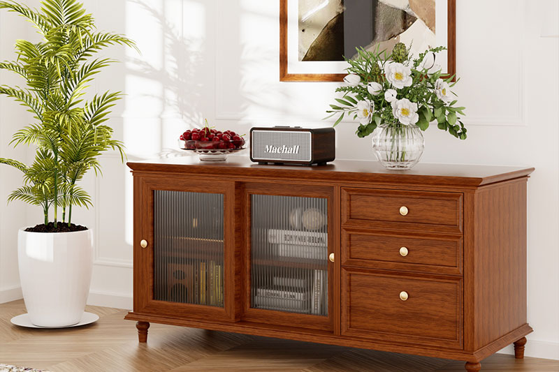 C4D室内美式柜子场景渲染工程柜子模型C4D模型