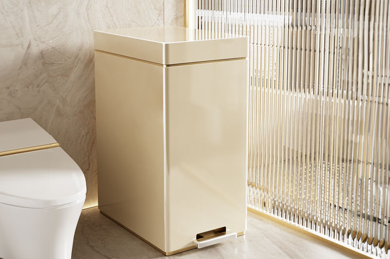 C4D室内浴室垃圾桶场景渲染工程垃圾桶模型C4D模型