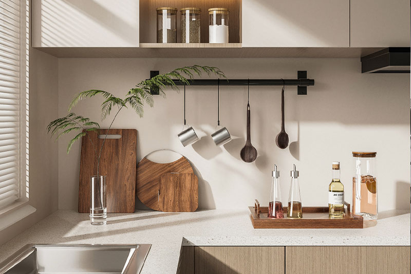 C4D室内厨房场景渲染工程厨房用品模型C4D模型