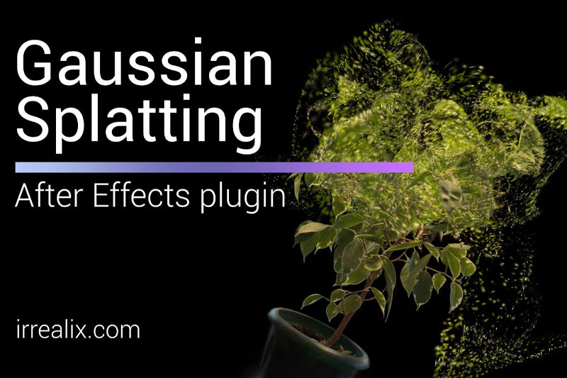 AE直接导入三维重建模型实时操作渲染工具插件 Gaussian Splatting v1.4.1 Win + 使用教程