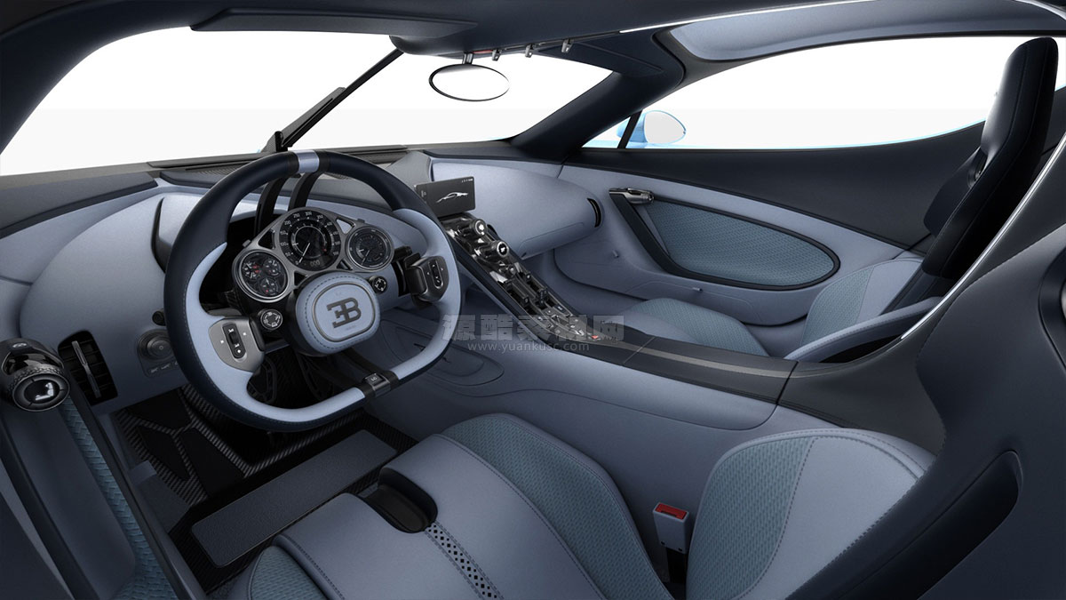 超精细布加迪超级跑车模型Bugatti Tourbillon2026模型汽车3D模型 (C4D+FBXOBJ+Blender+max)