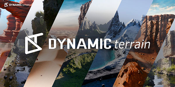 Blender动态地形景观山脉森林岩石沙漠生成器插件 Dynamic Terrain v1.0.3 完整版