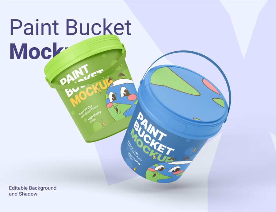 油漆桶样机素材 (PSD) paint-bucket-mockup