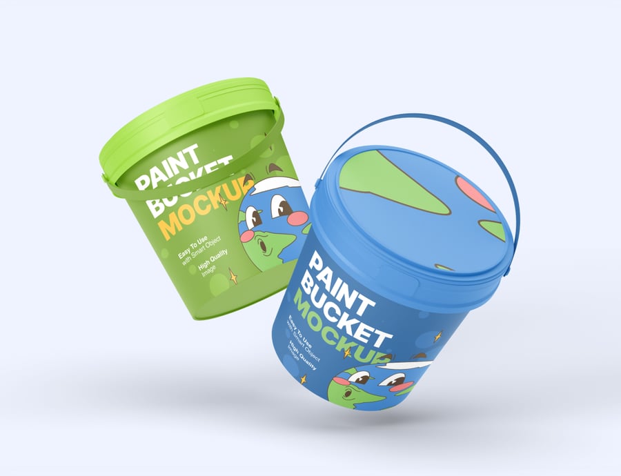 油漆桶样机素材 (PSD) paint-bucket-mockup