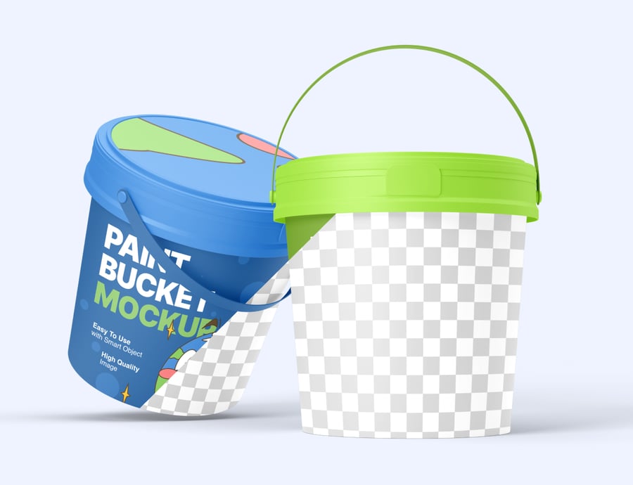 油漆桶样机素材 (PSD) paint-bucket-mockup