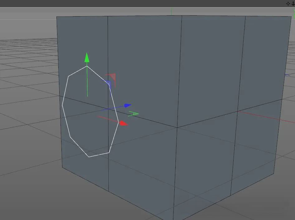 C4D细分曲面建模开孔洞方法之一