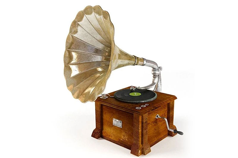 留声机模型乐器模型3D模型 (C4D,Blender,FBX) Gramophone 19 3d Model