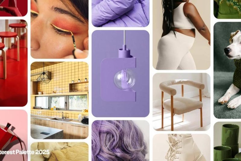 Pinterest预测2025年五大流行色彩